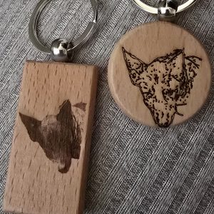 Wooden Keychain